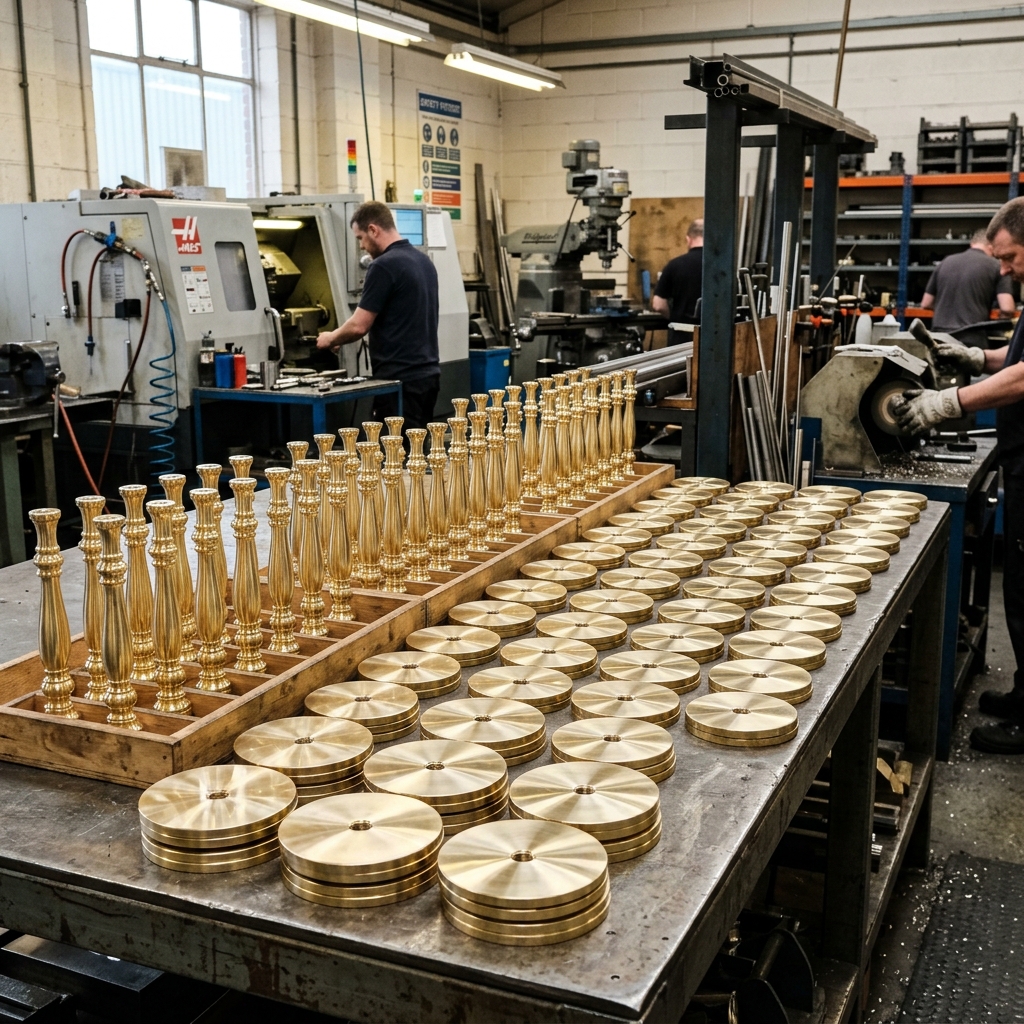 Precision Turned Brass & Stainless Steel Balusters